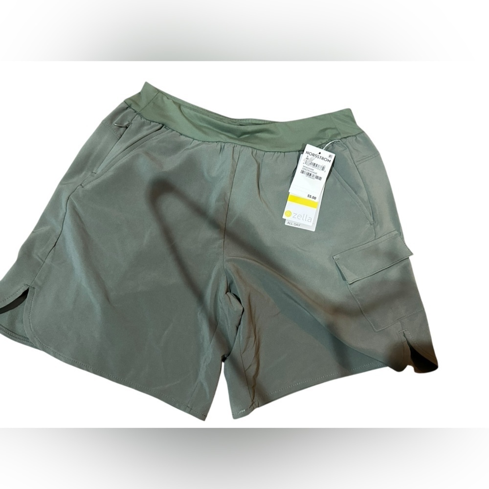 Zella Olive Green Athletic Shorts